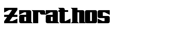 Zarathos font preview